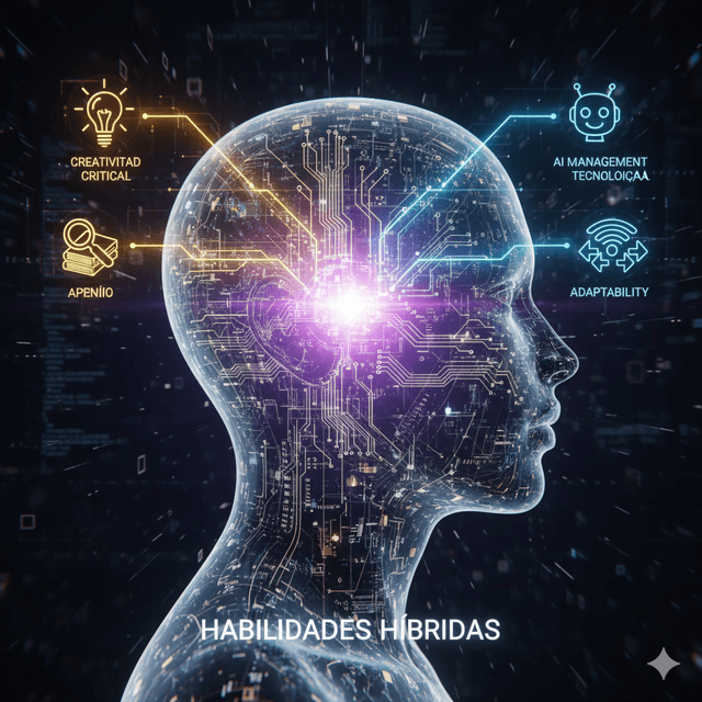 Desarrollo de habilidades híbridas para la adaptación al cambio tecnológico.